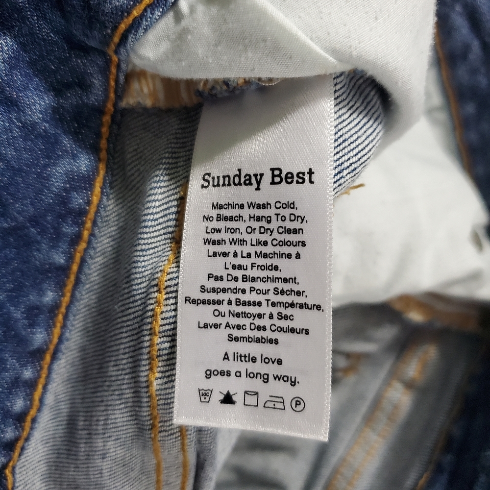 Sunday Best High Rise Denim Shorts - Picture 8 of 9
